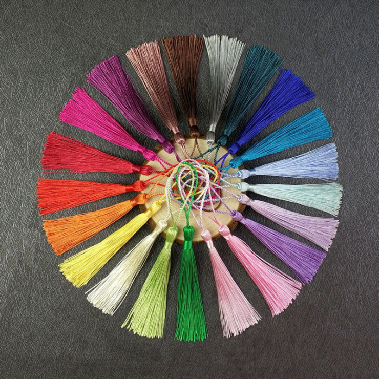 Exquisite tassel tassel diy handmade material hanging tassel ancient wind hanging bookmark tassel craft Chinese style small tassel