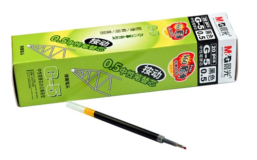Special price morning light G-5 press-type water-based pen refill 0 5 g-5 water-based pen refill 1008 water-based pen refill K-35 refill