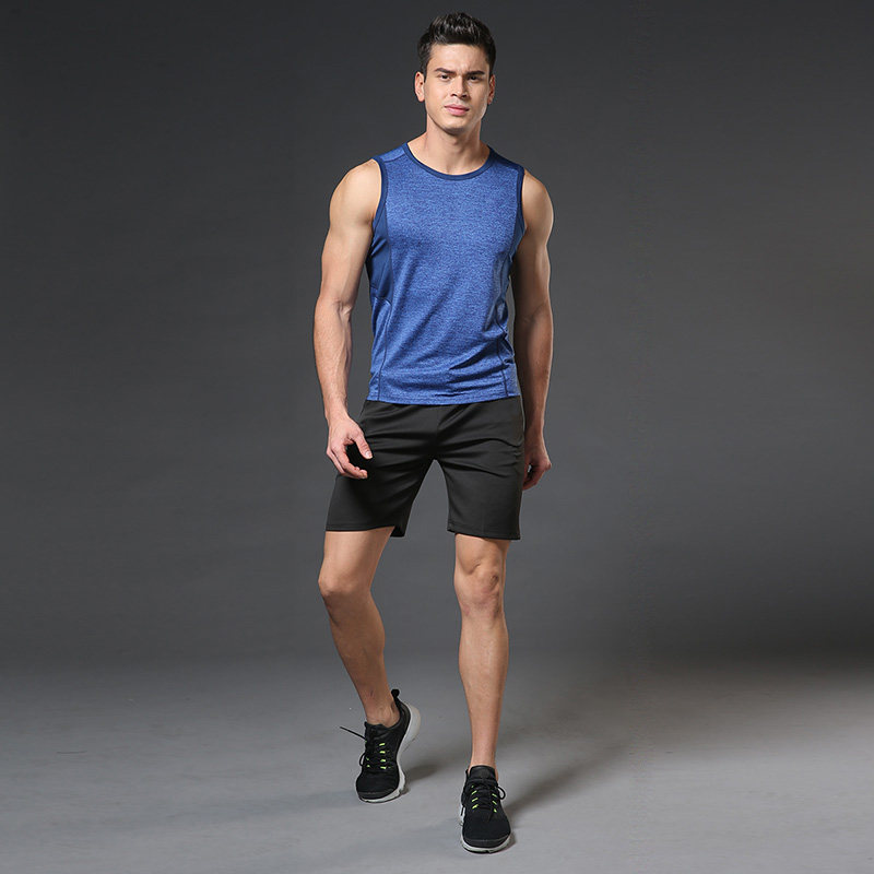 Renos Speed Dry Vest Training Summer New Ice Silk Loose Sleeveless Fitness Room Running Short Sleeve basketball Conserve 257