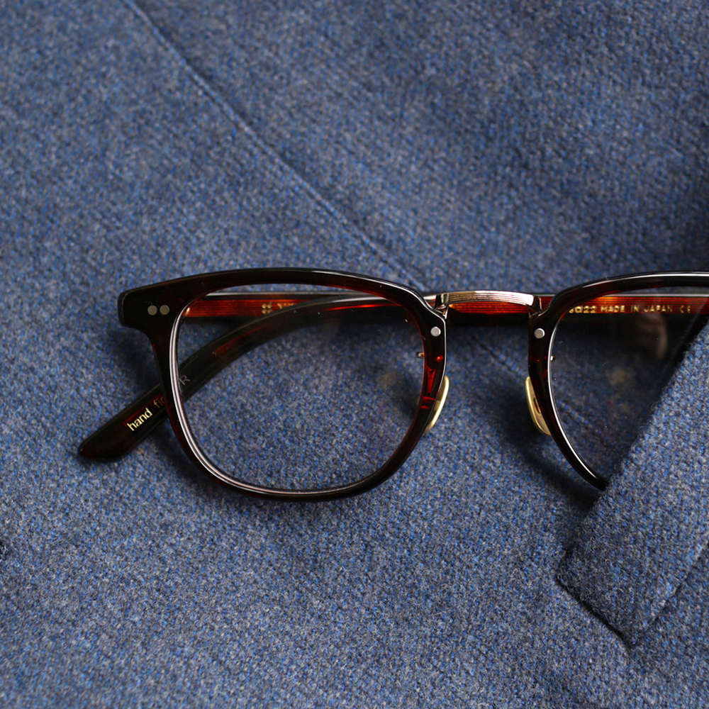 YELLOWS PLUS STACY classic widened Japanese handmade retro glasses Yu Wenle myopia glasses