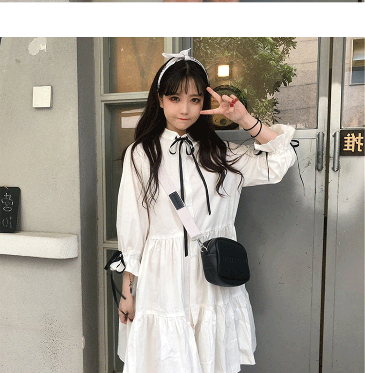 Phụ nữ size lớn 2018 thu đông phiên bản mới của Hàn Quốc khoe bụng bầu mỏng manh và khí chất dịu dàng dễ thương nhỏ nhắn tươi tắn áo sơ mi nữ đẹp 2020