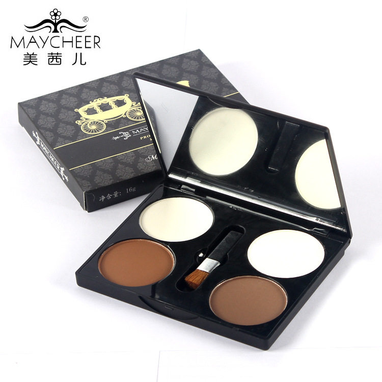 Meisier four-color repair powder repair powder repair powder powder high-gloss powder shadow silhouette powder wholesale