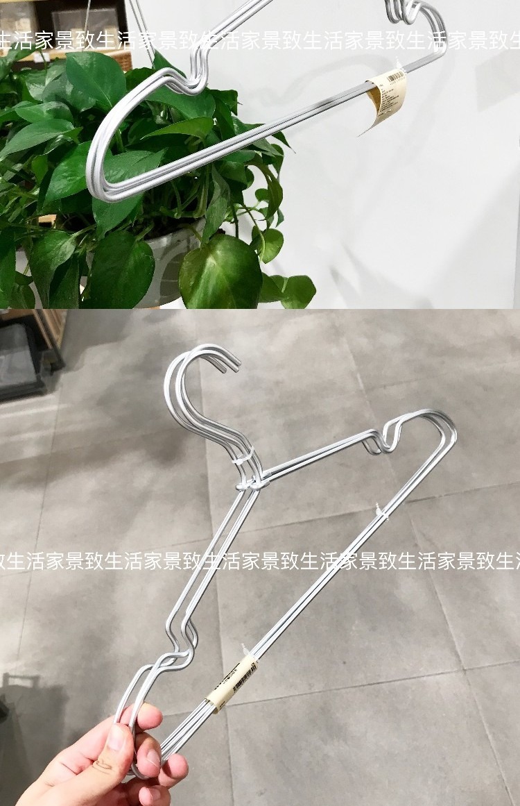 MUJI MUJI Móc treo nhôm 3 Móc treo quần áo có quai có rãnh Mua hàng trong nước - Hệ thống giá giặt Địa chỉ bán cây lăn bụi quần áo