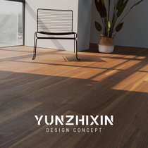Merchant Xinxin Three-storey Oak Geothermal Floor Bedroom Black Walnut Lock Modern Environmental Friendly Flooring Manufacturer Direct Selling