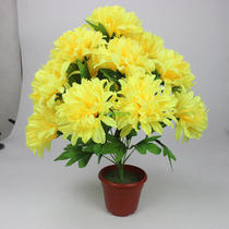 Tomb sweeping simulation chrysanthemum beam on the grave sacrifice fake flower cemetery placed silk flower plastic flower