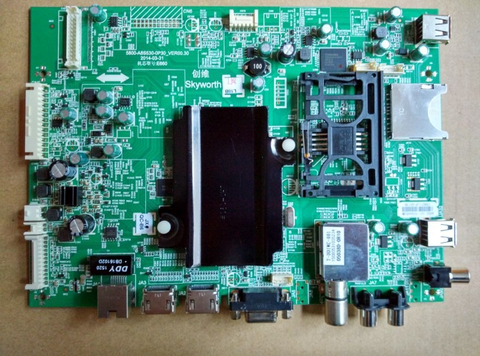 Original Skyworth 32E660C 660G movement 8S53 motherboard 5800-A8S530-0P30 0P40