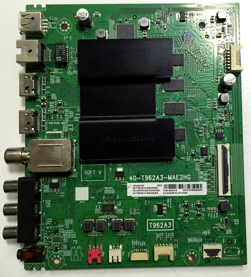 Original TCL55V2 TCL55V2 49D6 49D6 65V2 65V2 55V3 Motherboard 40-T962A3-MAE2HG matching screen optional