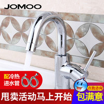 Nine-shepherd bathroom washroom washbasin bathroom cabinet hot and cold single to single-hole countertop basin tap 32274