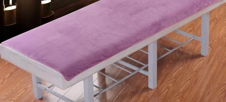 妃 TFEEL Crystal Velvet Beauty Sheet Beauty Salon SAP Massage with Hole Sheets ga giường everon