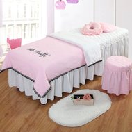 Châu âu đơn giản rửa bông vẻ đẹp trải giường bốn bộ của mùa hè massage vẻ đẹp giường vẻ đẹp salon trải giường bốn bộ