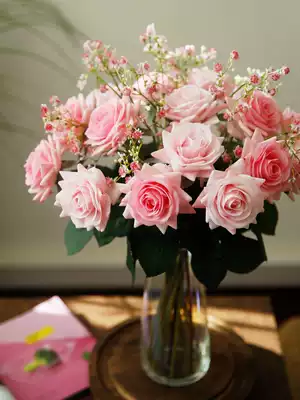 Moisturizing touch Muxue feel moisturizing rose simulation flower high-quality fake flower simulation flower decoration bouquet decoration