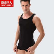 Nam Cực vest nam thanh niên cotton mỏng mùa thu đồ lót nam thể thao chạm đáy áo sơ mi nam