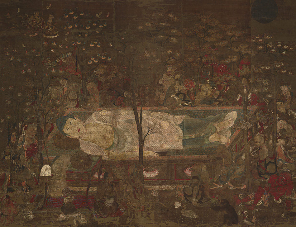 Nirvana Figure Microspray Copy and Painting of Antiquity Drawing Antiquity Draft