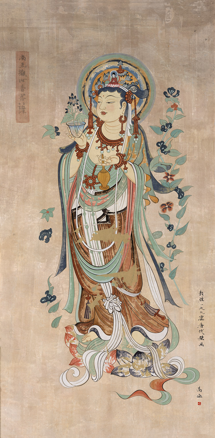 敦煌観音画   骨董 敦煌观音油画品牌及商品- 京东