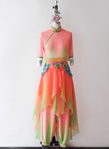 Classical dance painting tea leisure expression same style folk dance yangko tea picking dance art test performance costumes