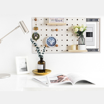 Electricity meter box decoration creative hole board solid wood switch box distribution box main switch adhesive hook weak current box electric box electric box shielding