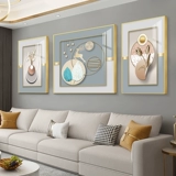 Современная легкая роскошная гостиная декоративная живопись хрустальная фарфоровая абстрактная диван