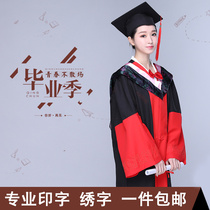 Doctoral uniform men and women graduation dress Liberal Arts