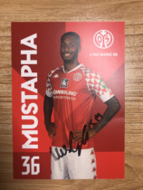 20 21 season German Mainz 05 Mustafa autograph card