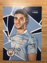 20 21 season Manchester City Torres official Printing Card