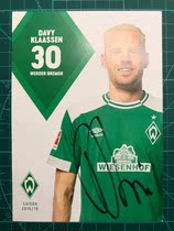 18-19-season German Yunda not LemeDavid Clausen pro-pen signing card
