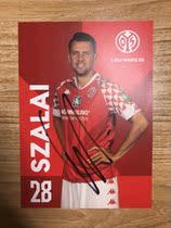 20 21 season German Mainz 05 Shaoli autographed official card