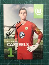 18-19 German Wolfsburg Castilles pro-pen signing card