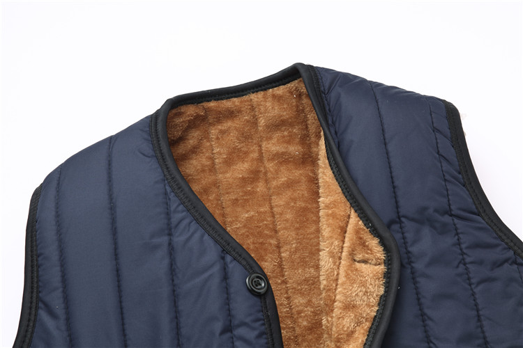 Ông già vest nam 60-70-80 tuổi ông nội đầm mùa thu đông cộng với áo vest cashmere bố vest vest áo thun ba lỗ
