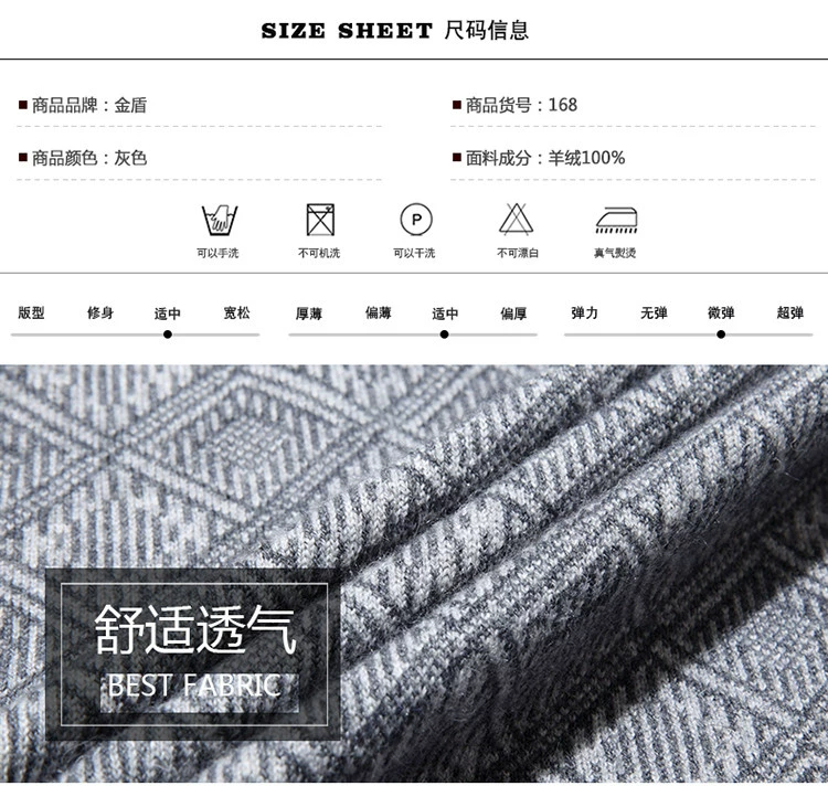 Áo len dệt kim Dad 2018 Xuân-Thu Mới Trung niên Áo vest nam Vai áo vest Ông không tay Vest