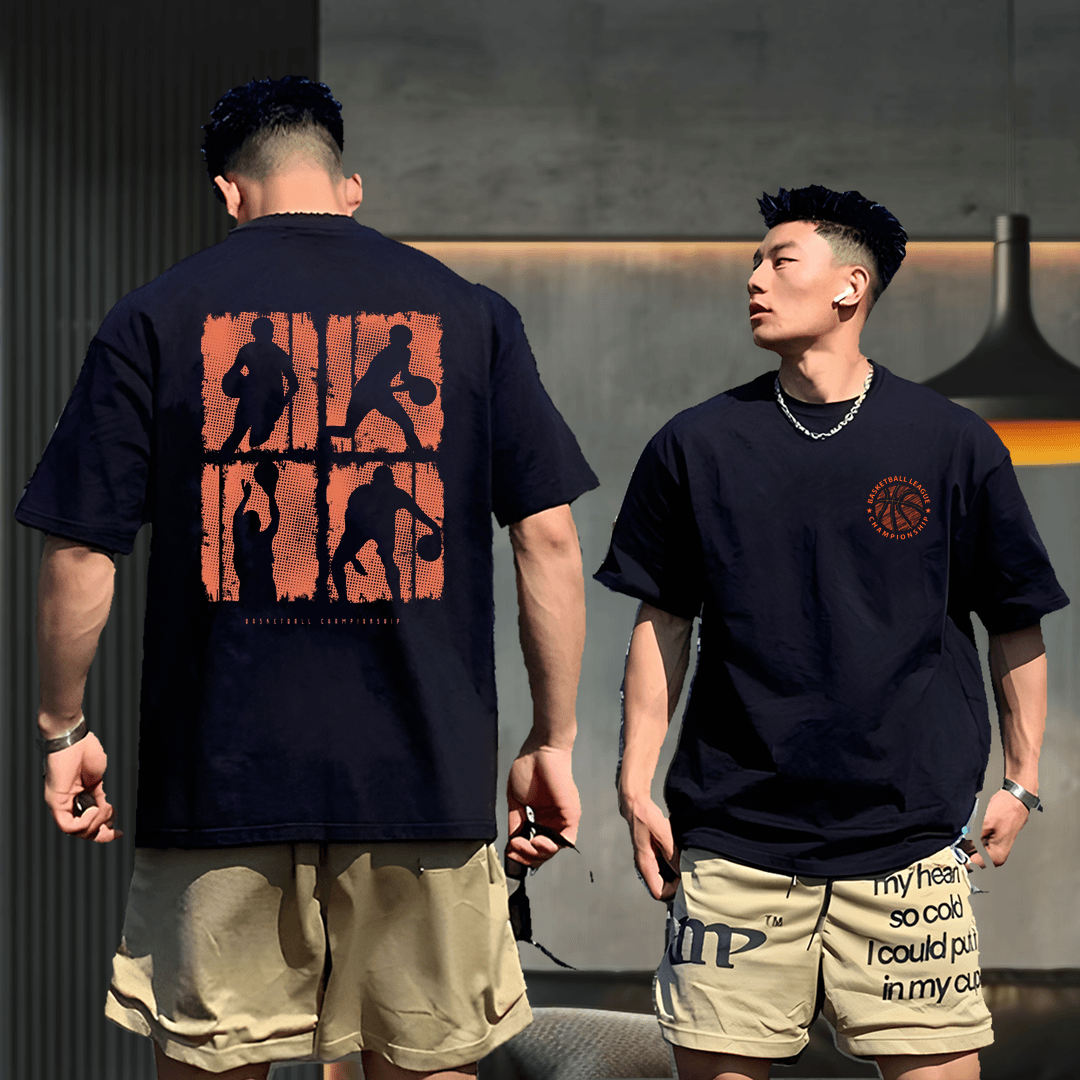 Очень большой размер, 300 кг, красивая хлопковая мужская футболка American ruffian с короткими рукавами, молодежный летний бренд tide, топ с круглым вырезом и принтом