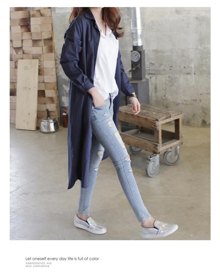 Mùa thu 2018 phiên bản Hàn Quốc của áo thun cotton dài tay cotton nữ cổ chữ V cỡ lớn rộng rãi cotton từ bi chạm đáy áo sơ mi thủy triều áo phông đẹp nữ