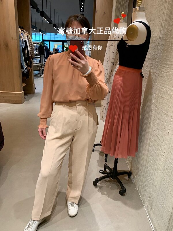 Aritzia Wilfred Carrot Pant高腰萝卜裤休 