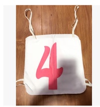 Double-sided single-sided number cloth cotton number clothing running mens vest for marathon track and field relay running sports meeting