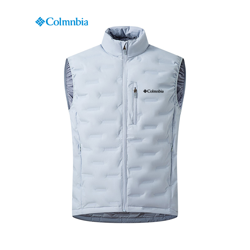 Men's down Vest with White Duck Down, Graphene Thermal Casual Stand-Collar Outerwear