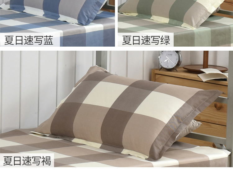 Bông sinh viên gối duy nhất gối bộ đồ giường cotton gối gối 100% 48 * 74 cm tùy chỉnh