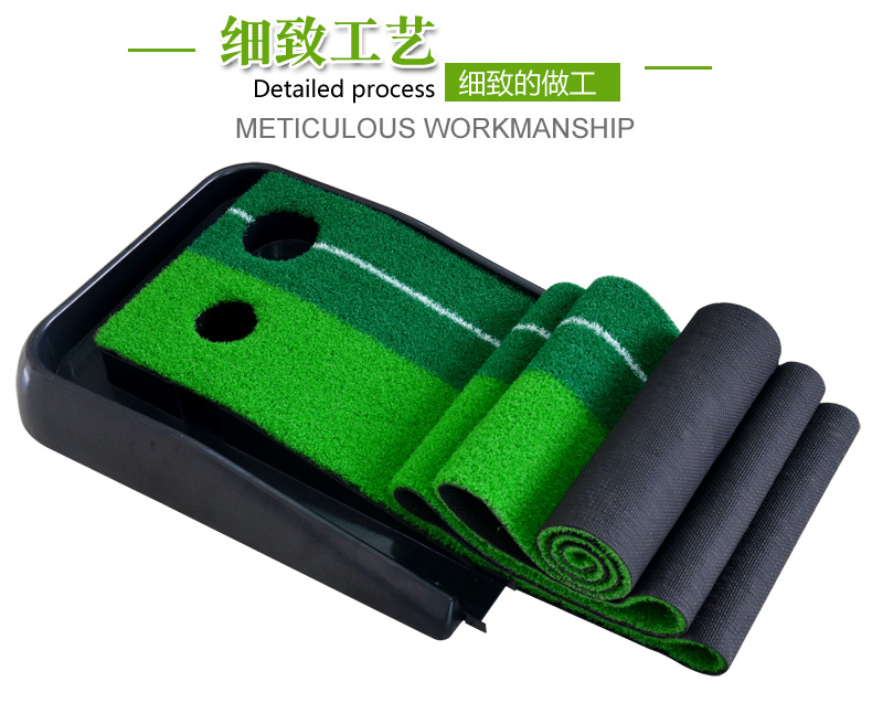 Golf Trong nhà Đặt Huấn luyện viên Tập thể dục Mat Có thể được trang bị bộ mini club gậy golf trẻ em