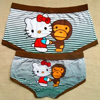 Kitty mèo bông nam boxer cặp đôi hoạt hình dễ thương đồ lót nữ tam giác dưới đồ lót giá rẻ