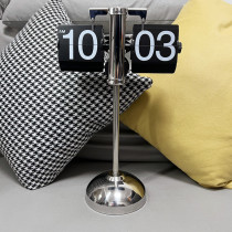 Eurostyle minimalist telescopic drawbar page-turning belling-room home desktop pendulum clock Nordic floor clock seat clock mechanism