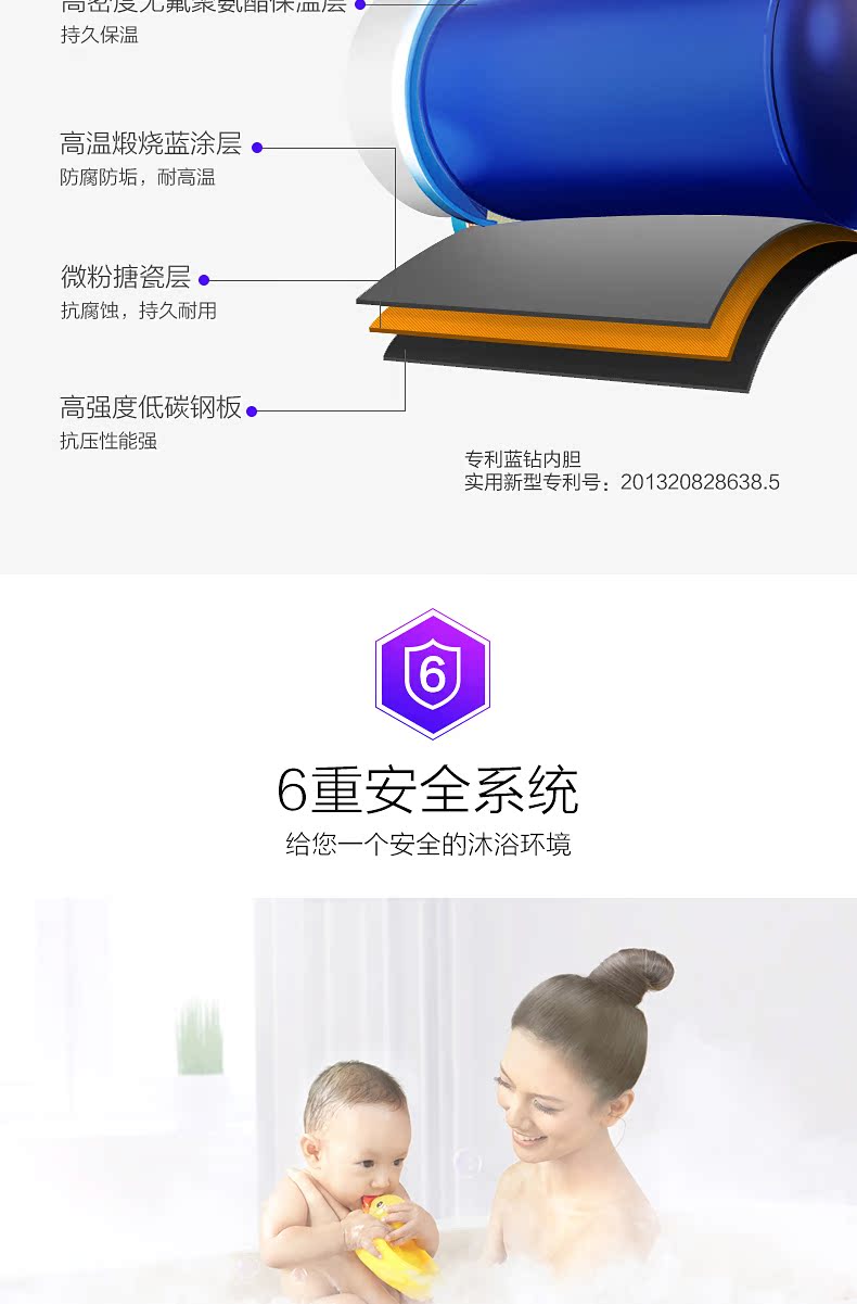 máy nóng lạnh trực tiếp Máy nước nóng Midea / Midea F8021-X1 (S) 80 lít tắm tại nhà kỹ thuật số ức chế tốc độ nóng L máy tắm nóng lạnh
