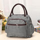 ộp cơm giữ nhiệt inox 304 Dày không thấm nước nhiều túi polyester twill túi xách túi vải nhỏ túi nhẹ còng tay hộp ăn trưa mẹ túi xách Oxford - Hộp cơm điện sưởi ấm cặp lồng ủ cơm