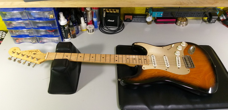 Fender Custom Shop1954 Overall Adjustment Guitar Repair