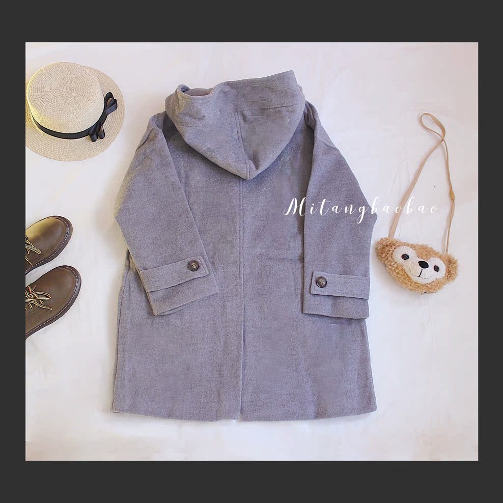 Homemade retro sừng Nhật Bản sinh viên cổ điển cảm giác lỏng lẻo áo khoác dài mùa đông cotton áo khoác cô gái áo bông - Bông áo khoác lông vũ dáng dài nữ