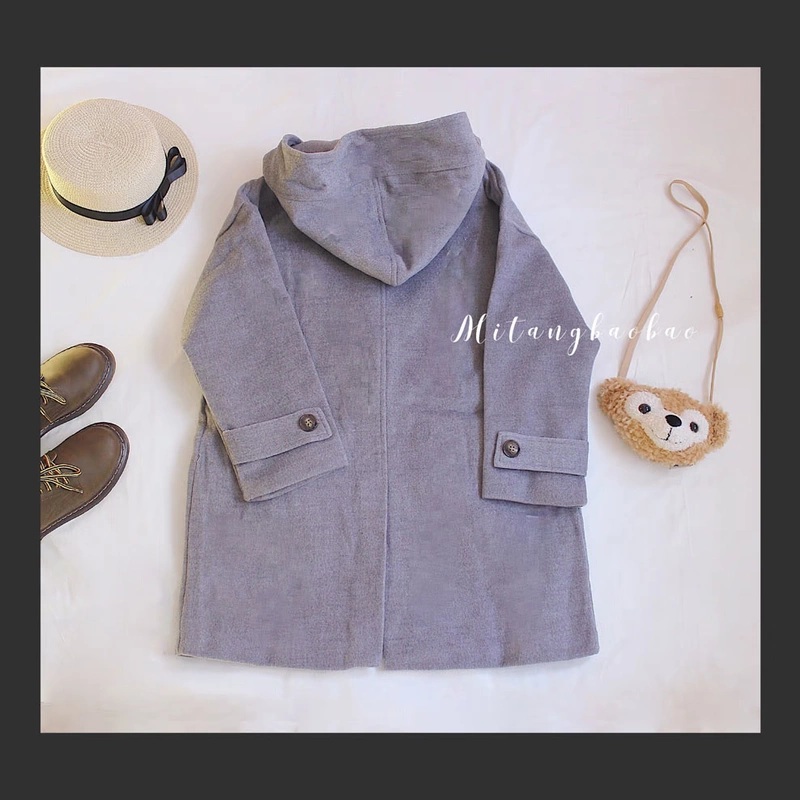 Homemade retro sừng Nhật Bản sinh viên cổ điển cảm giác lỏng lẻo áo khoác dài mùa đông cotton áo khoác cô gái áo bông - Bông shop áo phao nữ