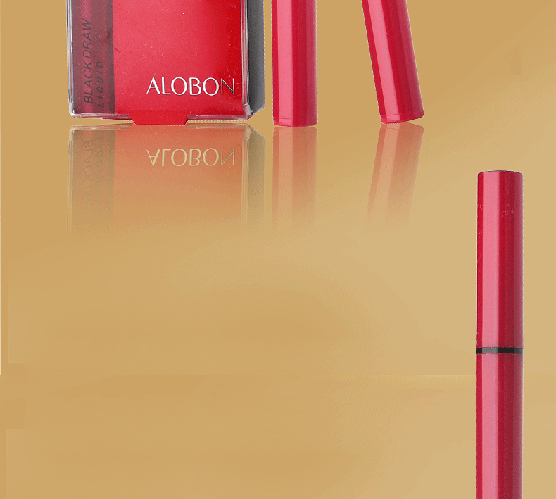 AloBon / 雅邦 酷 黑 bút kẻ mắt dạng lỏng 1.2ml mịn không thấm nước màu đen mềm - Bút kẻ mắt kẻ mắt dạng sáp