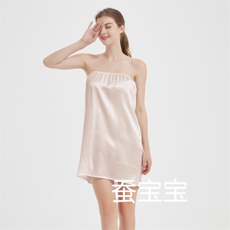 High-End Versatile Pure Silk 100% Mulberry Silk Tube Top Dress, Slip Dress, Petticoat, Hanfu Inner Wear, Skin-Friendly
