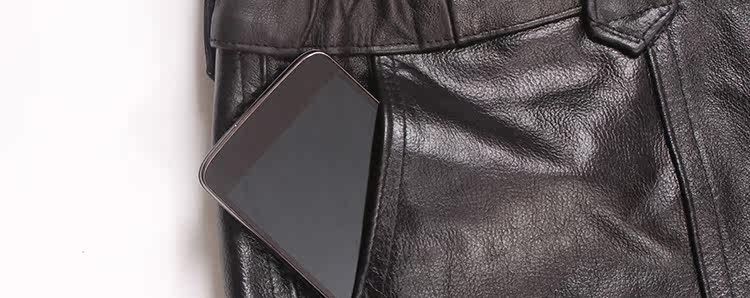 Pantalon cuir homme haut-parleur pour automne - Ref 1486145 Image 14