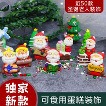 Christmas Cake Decoration Pendulum to eat Santa Claus snowman Christmas tree Sugar Candy Paparazzi Cake Decoration