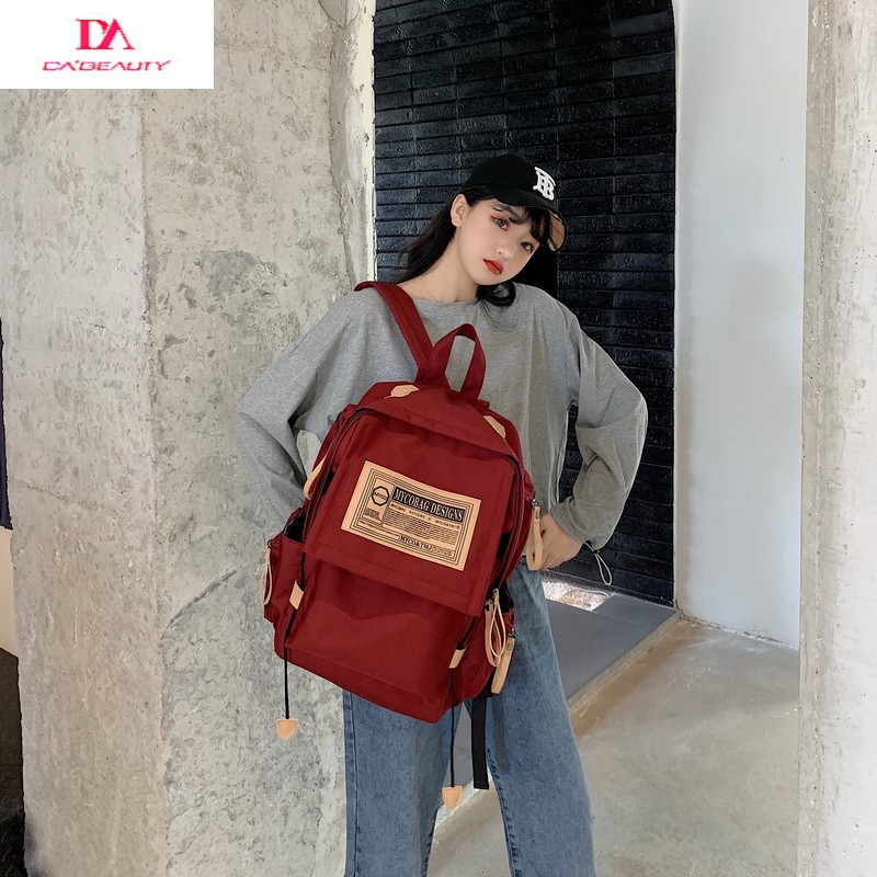 Schoolbag Korean version of Harajuku ulzzang college students high school backpack women's 2020 new backpack wild ins style