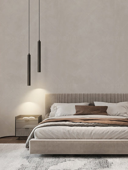 All-Copper Minimalist Bedroom Bedside Pendant Light Nordic Modern Simple Light Luxury Designer Style Living Room Background Wall Small Pendant Light