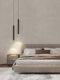 All-Copper Minimalist Bedroom Bedside Pendant Light Nordic Modern Simple Light Luxury Designer Style Living Room Background Wall Small Pendant Light